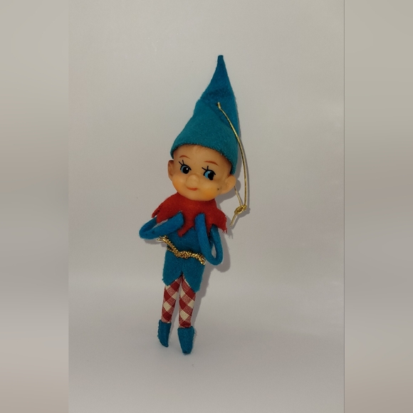 Vintage Christmas Elf Ornament made in Japan - Picture 4 of 6